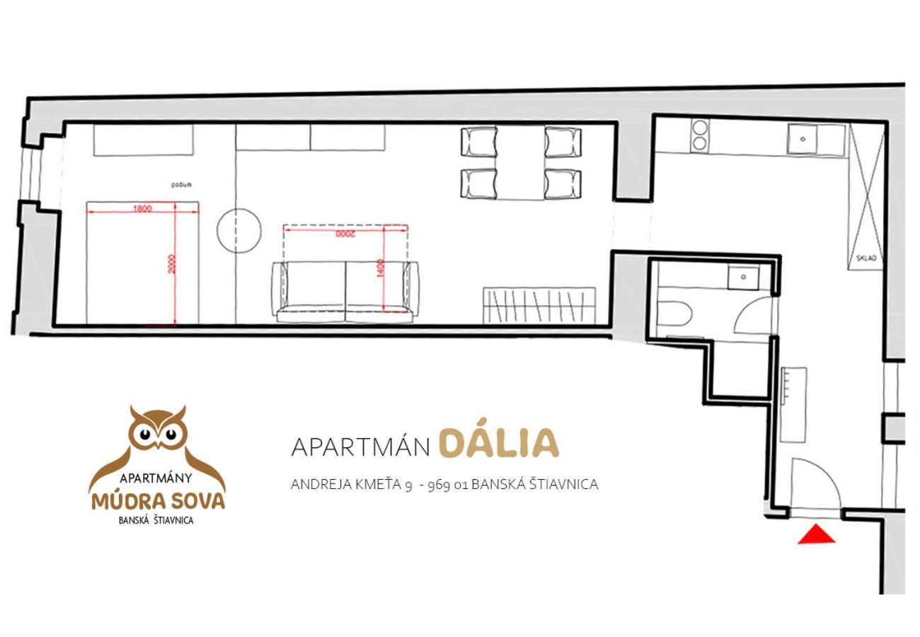 Apartmany Mudra Sova Banská Štiavnica 외부 사진